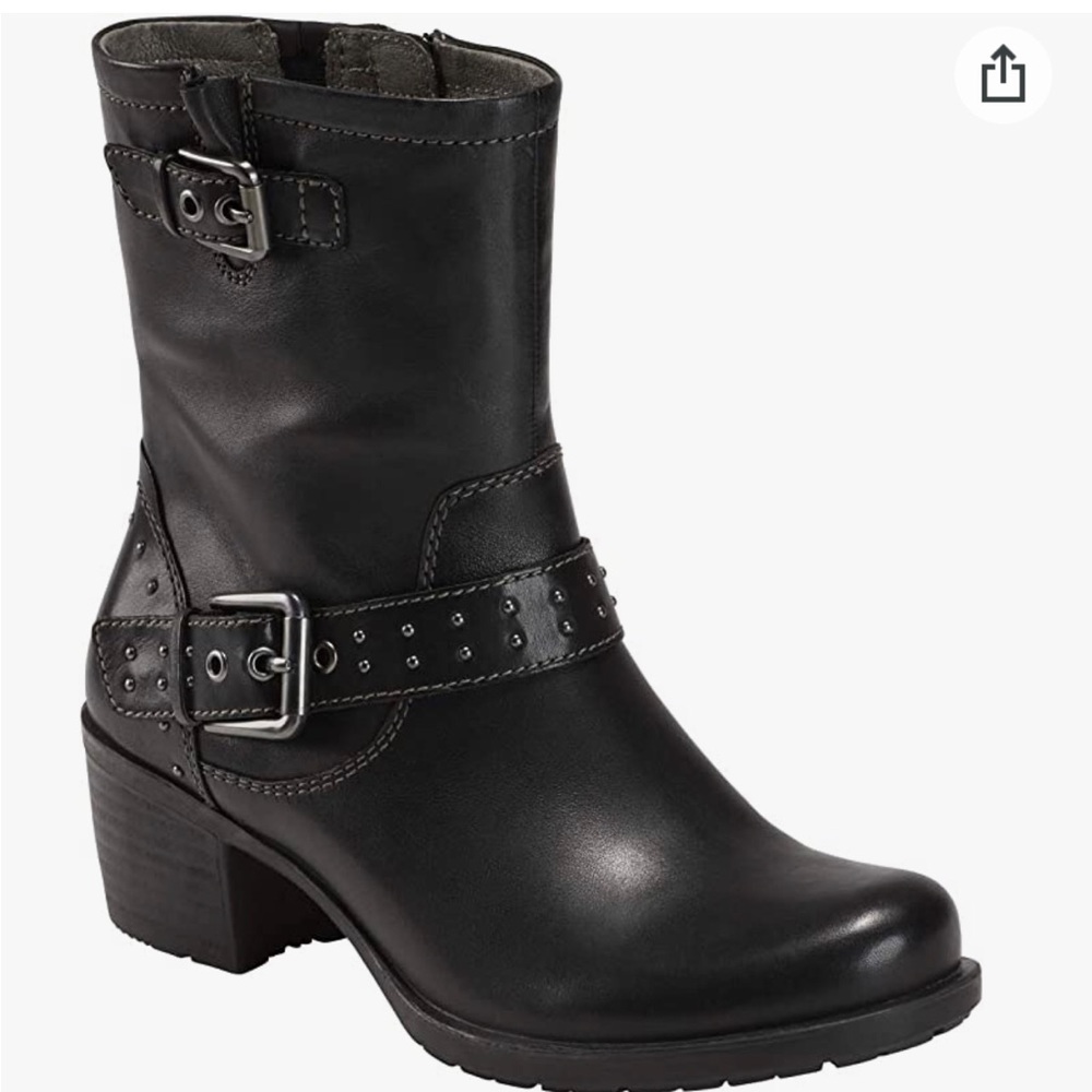 Earth Denali Altitude
Black Leather Ankle Boots